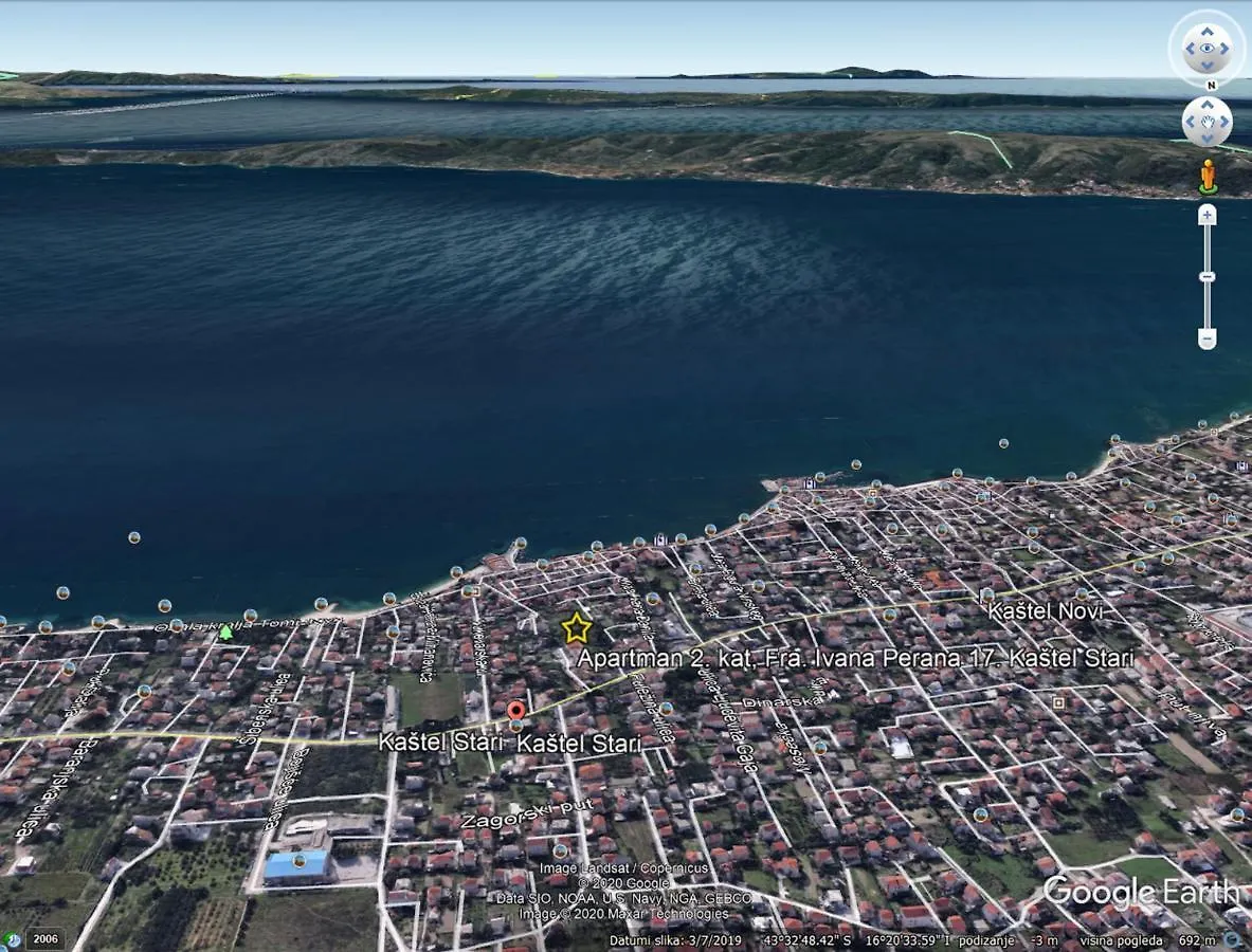 320°Arjasuite, A View That Conquers & Free Parking Kastela Apartment